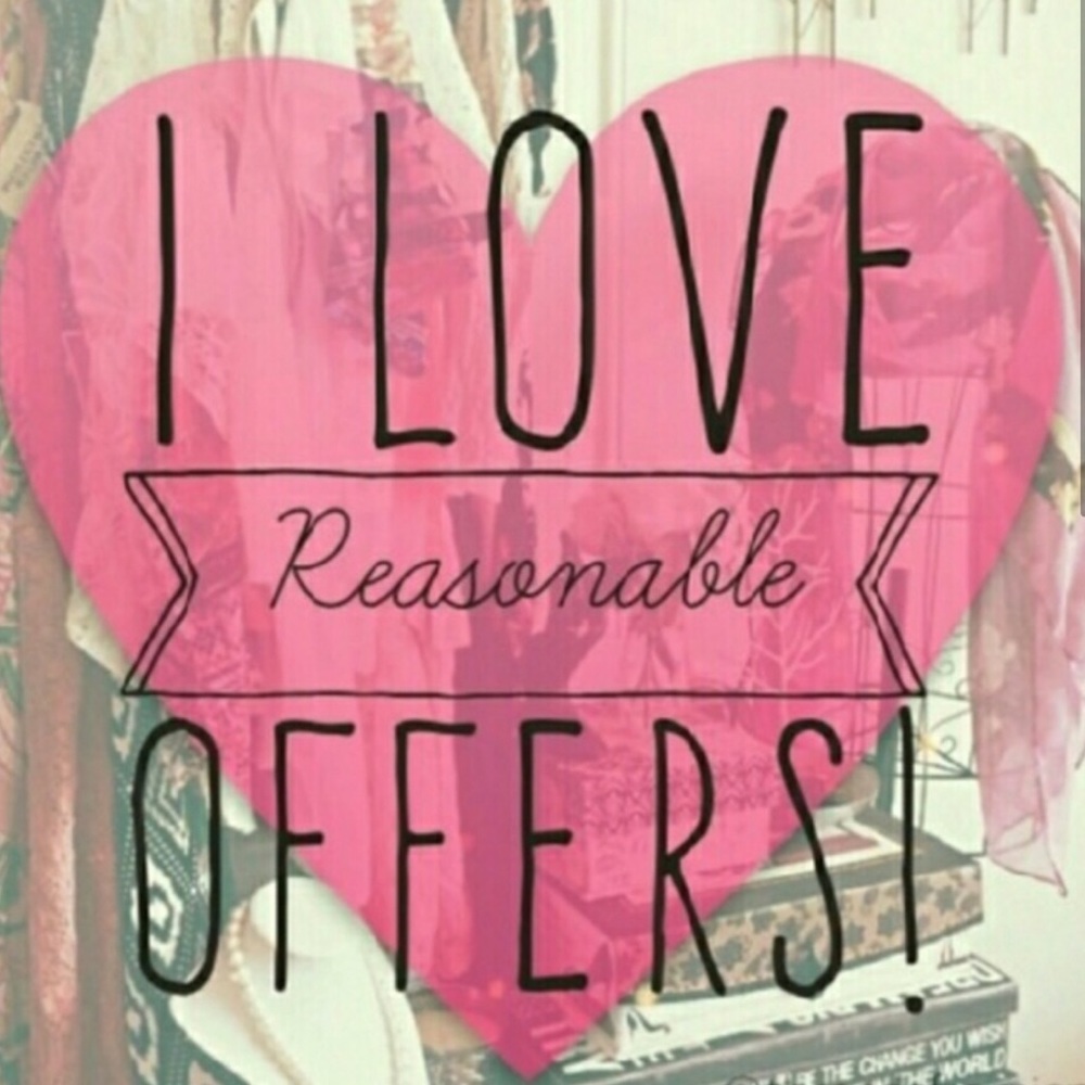 •reasonable offers•